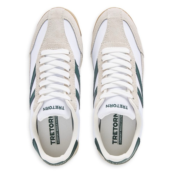 NEW!! Tretorn Women’s Rawlins Grey and Green Sneakers Size 8 - Picture 4 of 6